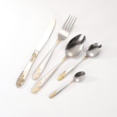 China Sustainable EVD Promotion Flatware Holder Birthday Cake Knife And Fork Plate Spoon Portable Cutlery Set for sale