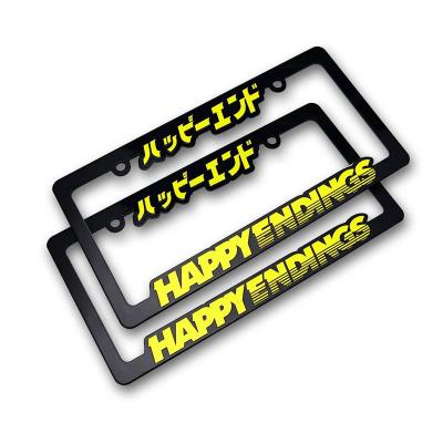 China Solid; Durable ; UV Resistant Custom Design Car License Plate Frames Wholesale for sale