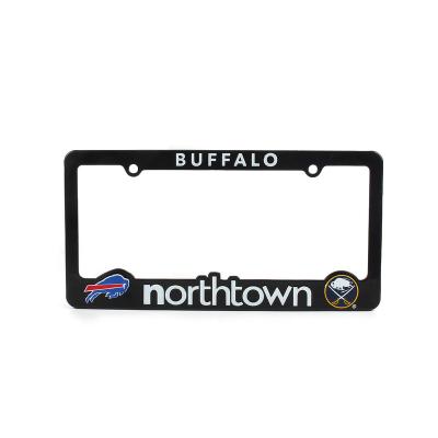 China Solid ; Custom Logo Custom License Plate Frame Motorcycle License Plate Frame Durable Expanded Plastic Frame For Car Decoration for sale