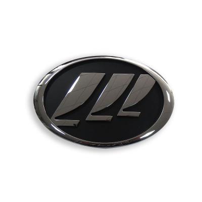 China Durable Custom ABS Chrome Plastic Acrylic Logo Finished Badge Car Grill Badge Emblem Sticker for sale