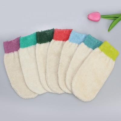 China Bath Washcloth Towel Cloth Bath Mitt Running Exfoliating Mitt Scrub Mitt for Bath and Shower for sale