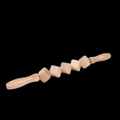 China Comfortable High Quality Anti Cellulite Massager Roller 3d Wooden Cube Beech Wooden Body Muscle Pain Relief Full Body Massager for sale