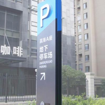 China Position on road side map guiding directional outdoor standing pylon sign for sale