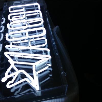 China Indoor Yijiao Co, .ltd Shanghai Custom Traditional Glass Neon Sign for sale