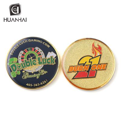 China Custom Europe Metal Logo Soft Gold Enamel Pin With Epoxy Dome for sale