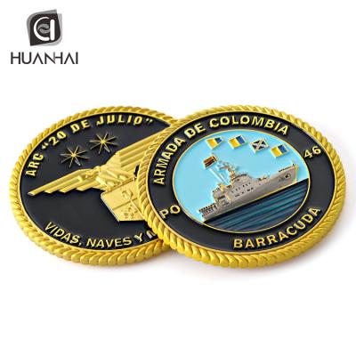 China Europe Collection Promotional Gifts Souvenir Commemorative Gold Silver Plating Metal Coin Custom for sale