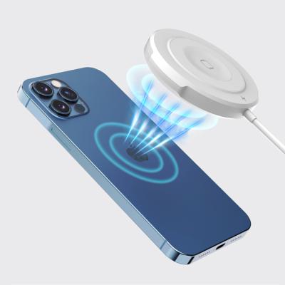 China Dual Magnetic Suction 15w Wireless Charger Fast Charging Face Radio 3 Magnetic In 1 Charging Station For Watch Earphone for sale