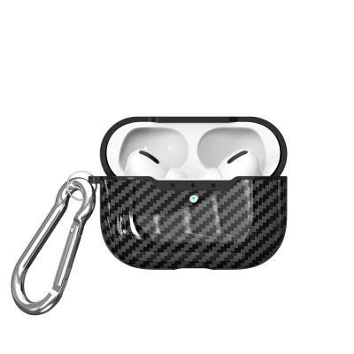 China For AirPods Pro High Quality Protective Case For Earphone Carbon Fiber Style Cover For Air Pods 1 PC 2 3 Shockproof Case for sale