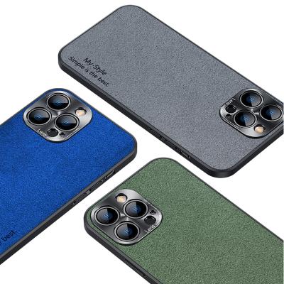 China New Design Shockproof TPU Leather Case For iphone 13 Shockproof Phone Case For iphone 13 Promax Lens Protective Back Cover for sale