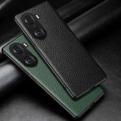 China Luxury Shockproof New Design Mobile Phone Cover For Huawei Honor 60 Anti Drop Genuine Leather Case For Honor 60 pro for sale