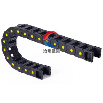 China Plastic Flexible CNC Machine Tool CNC Wire Track Cable Drag Power Chain for sale