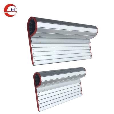 China Flexible Bellows Cover Aluminum Curtain Bellows Cover With Rubber Strips Protection Machine Shield For CNC Machine By Tina Hou for sale