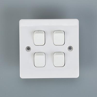 China BAKELITE 4 High Standard British Security Band 1 Way Electrical Modern Wall Switch for sale