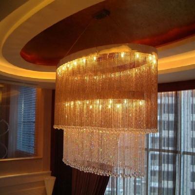 China modern gorgeous crystal chandelier for hotel decor project the big lighting villa big chandelier for sale