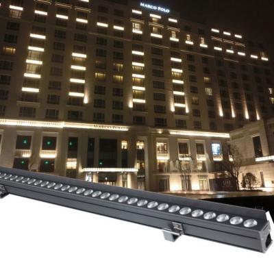 China LANDSCAPE Set Dmx512 Outdoor Hotel Facade Light Led Exterior Wall Washer Lighting rgbw for sale