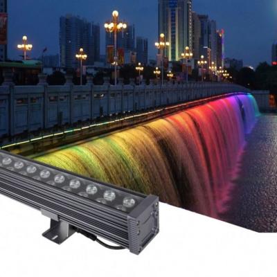 China LANDSCAPE RGB Controlled IP67 Led Wall Washer Light 28w Mounting Factory 1000mm Waterproof for sale