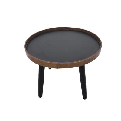 China Factory Price (Size) Solid Wood Round Small Adjustable Coffee Table Dining Table For Home Office Living Room Bedroom Hotel for sale