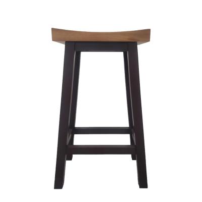 China 2022 Factory Price Popular High Quality Oak Wood Modern Industrial Tall Bar Stool Dining Chair For Kitchen Restaurant for sale