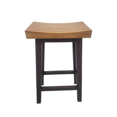 China Wholesale Nordic 75cm luxury solid wood chair super comfortable bar stool chair leisure for kitchen restaurant for sale