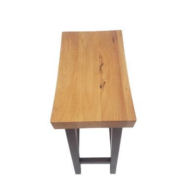 China 2022 Environmental Factory Price Traditional Chinese Material Brown Wooden Bar Stool High Bar Chair For Restaurants Bars Dining Room Kitchen for sale