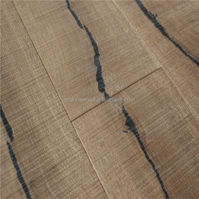 China Modern Rustic Aged Wood Flooring 4mm European Oak Oil Sawn Mark Antique Oak Wood 190mm Engineered Flooring for sale