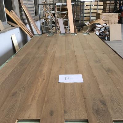 China Oak Interlocking Rustic Engineered White Oak Plywood Hardwood Flooring for sale