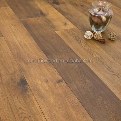 China Indoor Natural Wood Wax Oil Floor Engineered Parquet for sale