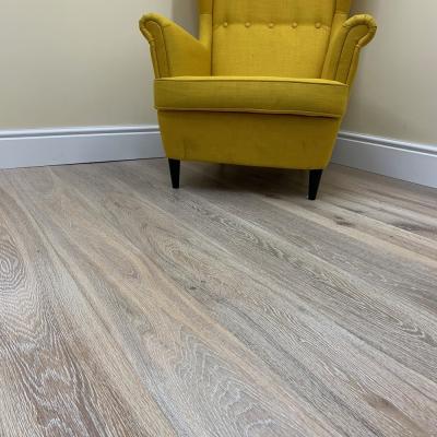 China Modern FSC Certificated Interlocking Gray White Engineered Washed Oak Solid Wood Floors for sale