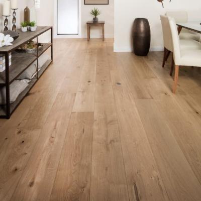 China Modern Natural Oiled Oak Wide Plank Multilayer Plywood Engineered Solid Wood Flooring for sale