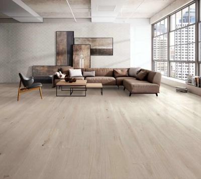 China New Color Modern White Oak Parquet Wood Flooring Click System 190mm / 220mm / 240mm for sale