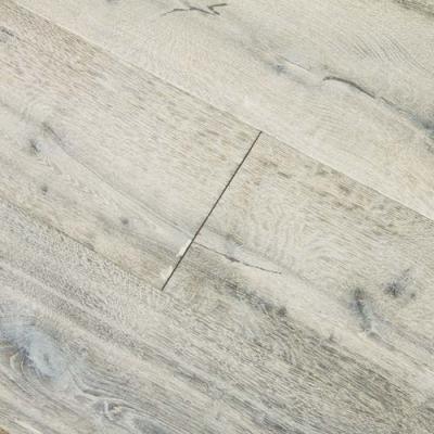 China Waterproof Oak Engineered Hardwood Flooring Sliver Chemical Stained Color for sale