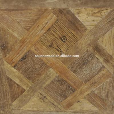 China Old Versailles interior elm reclaimed floor for sale