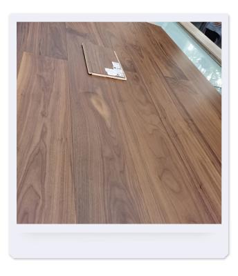 China 2021 New Color Hardwood Flooring Black Walnut Natural Wood Flooring Modern American Walnut Collection for sale