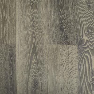 China Modern Reactive Stain Finishing European Oak Engineered Wood Flooring Gray Color Elegance Modern And Color Wood Flooring for sale