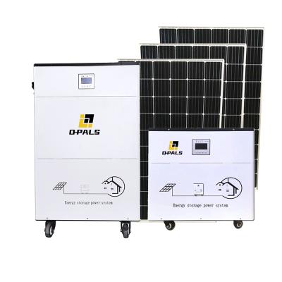 China Energy Storage Battery Pack LFP Lithium Battery Power 5KWh DC Remote Control Solar Battery Box For Solar System for sale