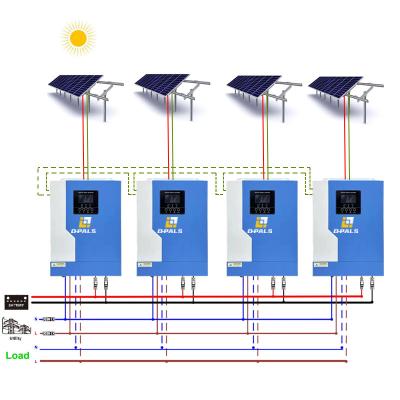 China Renewable Energy Inverter 5kw 10kw Hybrid Parallel Off-Grid Complete Home Solar Power System For Home 45*30*11cm for sale