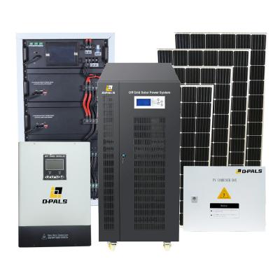 China complete off grid solar power system inverter for home 10kw 20kw 30KW off grid inverter system solar power system 65*30*74 for sale