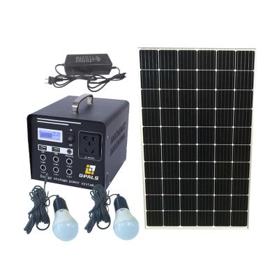 China Type C 3W Off Grid Small LED Bulb Kit Portable Solar Power Generator Mini Solar Power System Lighting System for sale