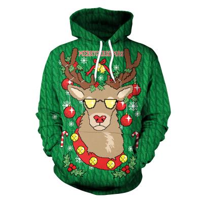 China 2021 Christmas Hoodie Design Adult Loose Hoodie Holiday Apparel Viable for sale