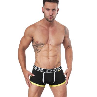 China High Quality Men's Breathable Underwear 95% Cotton Men's Style Boxer Briefs Hot for sale