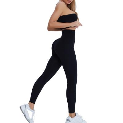 China Breathable New Hot Sale Workout Clothes Sports Seamless Yoga Pants Fits Tight Bra Yoga Clothes for sale