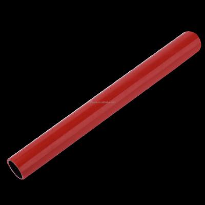 China Retail OD 28mm Plastic Coated Skinny Pipe For Pipe Rack Beige Color for sale