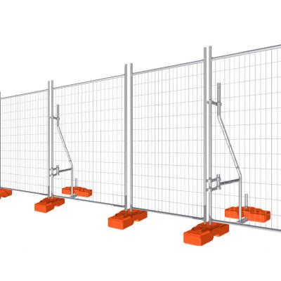 China Easily Assembled Australia Standard Removable Event Barrier Panel Construction Site Movable Temporary Fence for sale