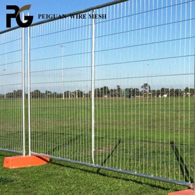 China Easily Assembled Temporary Massing Australia Fence Panels Removable Steel Tube Temporary Fence for sale