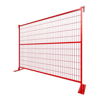 China Sustainable Wholesale Portable Security Powder Coated Canada Temporary Fencing for sale