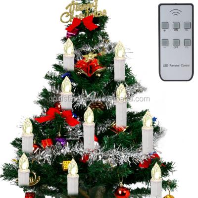 China Outdoor Decoration Flameless LED Flameless Candle Lights For Christmas Tree for sale