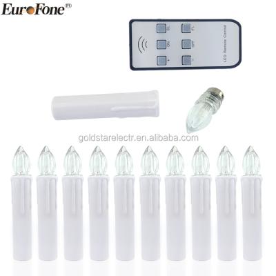 China ABS Led Candle With Remote Control Birthday Christmas Wedding Tree LED Candle Warm White Light for sale