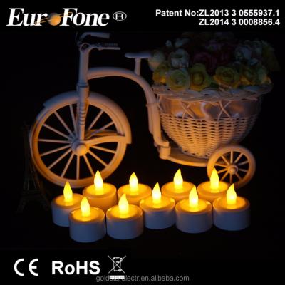 China Factory Wholesale Flameless Button China Flameless Window Button Candle Flameless Candle Yellow for sale