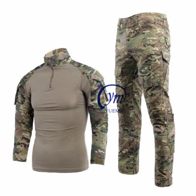 China Hot Sale Breathable Army Combat Military Uniform Shirt Training Tactical Suit Uniform Frog Frog for sale