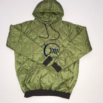 China 2021 Hot New OEM Olive Woobie Hoodie Pullover Woobie Waterproof Nylon Jacket for sale